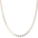 9ct Yellow Gold Square Curb Chain 20"