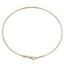 9ct Yellow Gold Double Loop Hinged Bangle