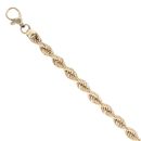 9ct Yellow Gold Rope Bracelet 7"