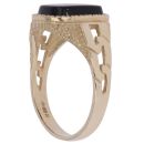 9ct Yellow Gold Onyx Signet Ring