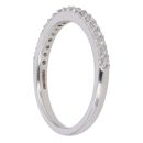 18ct White Gold 0.25ct Brilliant Cut Diamond Half Eternity Ring