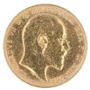 1904 Edward VII Large Head UK Full Sovereign Coin