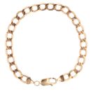 9ct Yellow Gold Curb Bracelet 8.5"