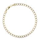 9ct Yellow Gold Curb Bracelet 7"