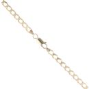 9ct Yellow Gold Curb Chain 18"