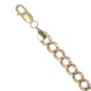 9ct Yellow Gold Curb Bracelet 9.5"