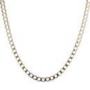 9ct Yellow Gold Curb Chain 20"