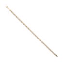 14ct Yellow And White Gold Floral Bracelet 7.5"