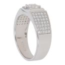Silver Cubic Zirconia Signet Ring By Icesia