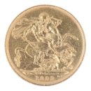 1899 Victoria Old Head UK Full Sovereign Coin