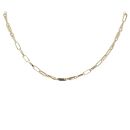 14ct Yellow Gold Barleycorn And Belcher 24" Chain
