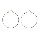 14ct Yellow Gold Greek Key Hoop Earrings