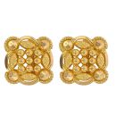 22ct Yellow Gold Granulation Stud Earrings