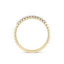 9ct Yellow Gold Thick B And Natural Diamond Eternity Ring