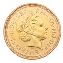 2000 Elizabeth II Fourth Portrait UK Half Sovereign Coin