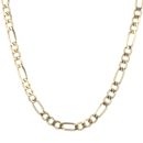 18ct Yellow Gold Figaro Chain 22"