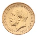 1912 George V Large Head UK Half Sovereign Coin
