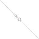 9ct White Gold 0.30ct Brilliant Cut Diamond Cluster Pendant and Chain 18"
