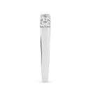 9ct White Gold 0.50ct Lab Grown Diamond Half Eternity Ring Gold