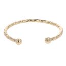 9ct Yellow Gold Twist Torque Bangle