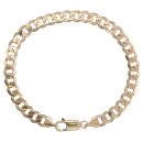 9ct Yellow Gold Curb Bracelet 8.5"
