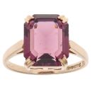 9ct Yellow Gold Amethyst Fancy Ring