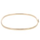 9ct Yellow Gold Patterned Square Bangle