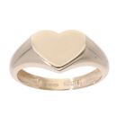 9ct Yellow Gold Heart Signet Ring