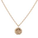 9ct Yellow Gold St Christopher Pendant and Chain 18"