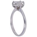 18ct White Gold 0.45ct Emerald Cut Diamond Solitaire Ring