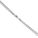 Silver Curb Chain 20" By Icesia