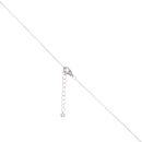 Sterling Silver Cubic Zirconia Halo Pendant and Chain 16" by Icesia