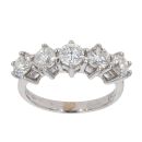 18ct White Gold 5 Stone Diamond Ring