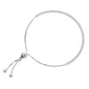 Sterling Silver Cubic Zirconia Toggle Bracelet 8" by Icesia