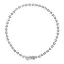 18ct White Gold 0.35ct Brilliant Cut Diamond Star Bracelet 7"