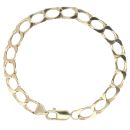 9ct Yellow Gold Square Fancy Bracelet 8"