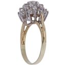 18ct Yellow Gold 1.00ct Brilliant Cut Diamond Cluster Ring