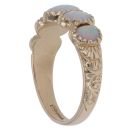 9ct Yellow Gold Opal Five Stone Ring