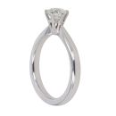 Platinum 0.55ct Brilliant Cut Diamond Solitaire Ring