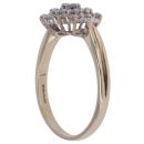 9ct Yellow Gold 1.00ct Brilliant Cut Diamond Cluster Ring