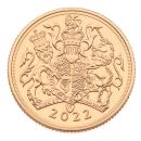2022 Elizabeth II Fifth Portrait UK Full Sovereign Coin