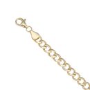 14ct Yellow Gold Pink Gemstone Duo Panther Bracelet 7"
