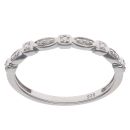 Silver Diamond Vintage Style Ring By Icesia