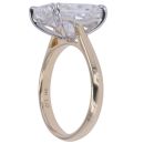 9ct Yellow Gold 5.00ct Radiant Cut Lab Grown Diamond Solitaire Ring