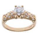 18ct Yellow Gold 1.00ct Brilliant Cut Diamond Solitaire Ring