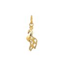 22ct Yellow Gold Peacock Pendant