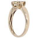 9ct Yellow Gold 0.40ct Brilliant Cut Diamond Cluster Ring