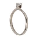 9ct White Gold 0.15ct Diamond Solitaire Ring