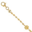 22ct Yellow Gold Fancy Bead Bracelet 7"