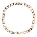 9ct Yellow Gold Curb Bracelet 8"